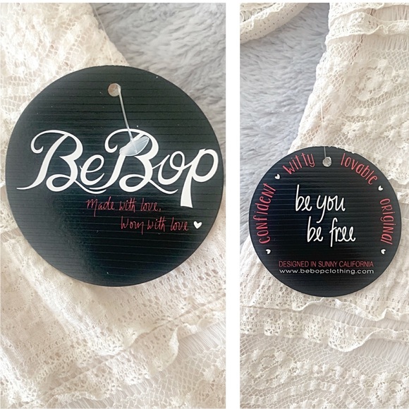 NWT BEBOP 3/4 SLEEVE TURTLENECK LACE DRESS BLUSH XL - Picture 9 of 11